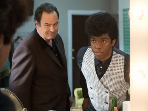 Dan Aykroyd and Chadwick Boseman in Get On Up