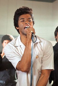Chadwick Boseman as James Brown in Get On Up